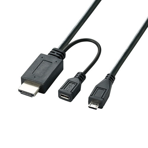 ELECOM エレコム DH-MHLHD20BK 【キャンセル不可・北海道沖縄離島配送不可】