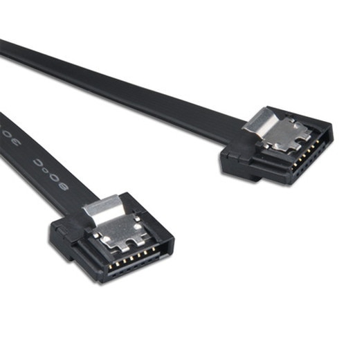 AINEX �����ͥå��� AK-CBSA05-50BK Ķ�ե�å�SATA�����֥� 50cm