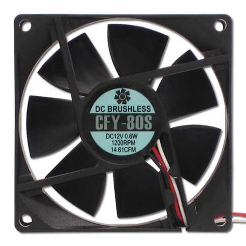 AINEX �����ͥå��� CFY-80S �������ե���80mm �Ų� 1200rpm��10%��14.61CFM��11.9dB(A)