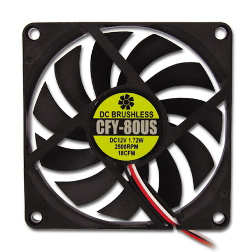AINEX �����ͥå��� CFY-80US �������ե���80mm ����ɸ�� 2500rpm��10%��18CFM��23.3dB(A)