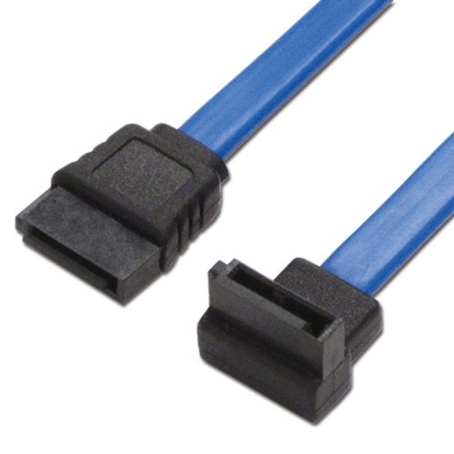 AINEX アイネックス SAT-3003UBL シリアルATAケーブル 片上L型コネクタ 30cm