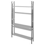 Bauhutte バウヒュッテ デスクの向こう側ラックフレーム BHS-1230F-BK 【代引・日時指定・キャンセル不可・北海道沖縄離島配送不可】 -メーカー直送- ※メーカー在庫欠品中