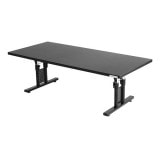 Bauhutte バウヒュッテ 昇降式ローデスク「EXワイド」 BHD-1200L つや消し塗装 マットブラック 【代引・日時指定・キャンセル不可・北海道沖縄離島配送不可】 -メーカー直送- ※メーカー在庫潤沢