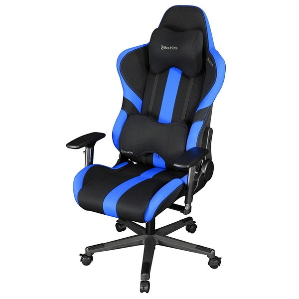 Bauhutte バウヒュッテ ゲーミングチェア プロシリーズ リクライニング 4D稼働アームレスト採用 ブルー RS-950RR-BU 【代引・日時指定・キャンセル不可・北海道沖縄離島配送不可】 -メーカー直送- ※メーカー在庫欠品中