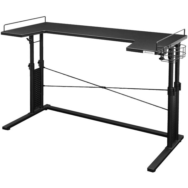 Bauhutte バウヒュッテ ベッドデスク 昇降式 BHD-1200BD-BK 【代引・日時指定・キャンセル不可・北海道沖縄離島配送不可】 -メーカー直送- ※メーカー在庫潤沢