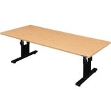 Bauhutte バウヒュッテ 昇降式ローデスク BHD-1200L-WD 【代引・日時指定・キャンセル不可・北海道沖縄離島配送不可】 -メーカー直送- ※メーカー在庫欠品中