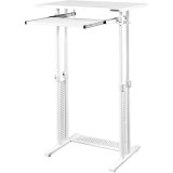 Bauhutte バウヒュッテ スタンディングデスク 昇降式 幅70×奥行き45cm ホワイト BHD-700-WH 【代引・日時指定・キャンセル不可・北海道沖縄離島配送不可】 -メーカー直送- ※メーカー在庫欠品中
