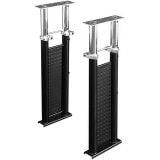 Bauhutte バウヒュッテ BHDデスクシリーズ用脚部ミドル BHDP-M-BK 【代引・日時指定・キャンセル不可・北海道沖縄離島配送不可】 -メーカー直送- ※メーカー在庫欠品中