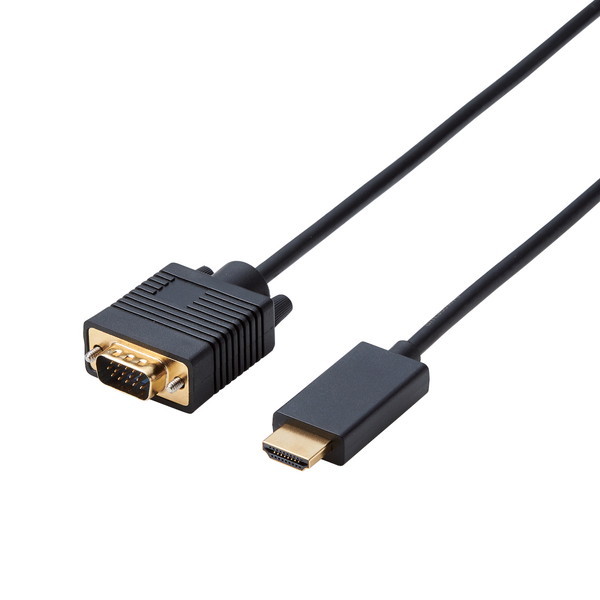 ELECOM ���쥳�� CAC-HDMIVGA10BK �ڥ���󥻥��Բġ��̳�ƻ����Υ�������Բġ�