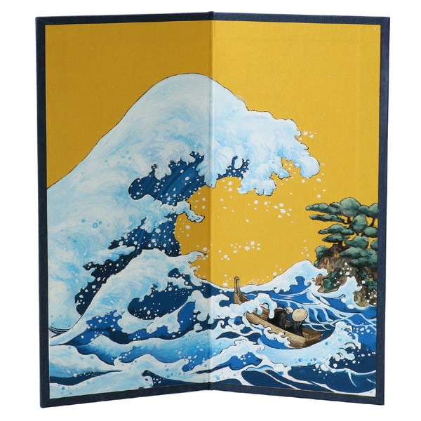 ARTEC アーテック 美術・画材・書道 紙工作 金屏風(二曲)小 商品番号 13182 お取り寄せ