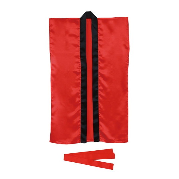 ARTEC アーテック 運動会・発表会・イベント ハッピ ソフトサテンロングハッピ S 赤 (ハチマキ付) 商品番号 14435 お取り寄せ