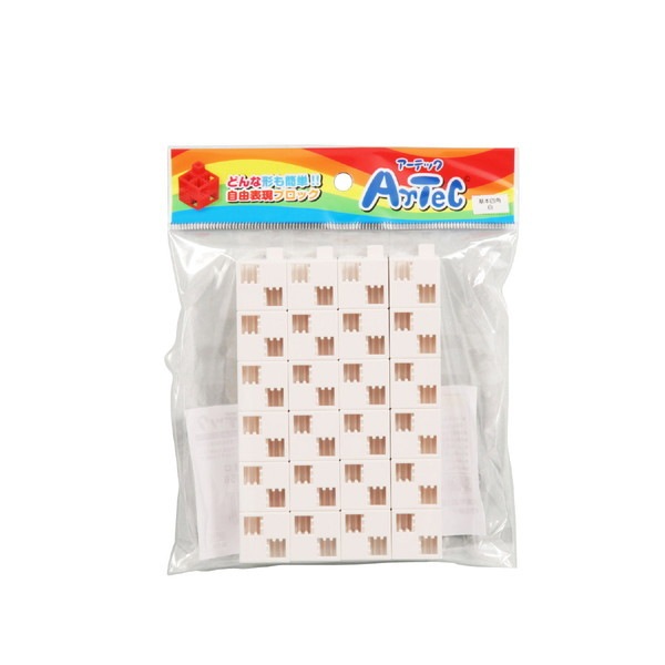 ARTEC アーテック 知育ブロック Artecブロック Artecブロック 基本四角 24P 白 商品番号 77753 お取り寄せ