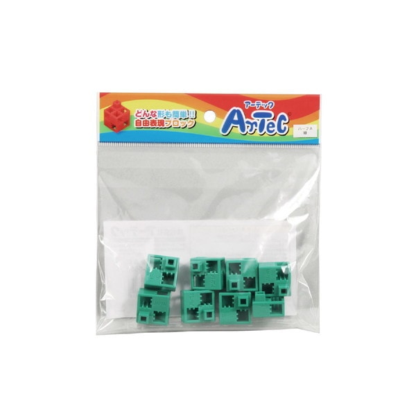 ARTEC アーテック 知育ブロック Artecブロック Artecブロック ハーフA 8P 緑 商品番号 77765 お取り寄せ