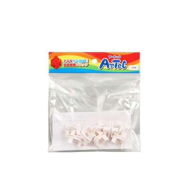 ARTEC アーテック 知育ブロック Artecブロック Artecブロック 回転軸 8P 白 商品番号 77817 お取り寄せ