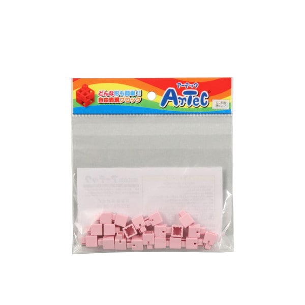 ARTEC アーテック 知育ブロック Artecブロック Artecブロック ミニ四角 20P 薄ピンク 商品番号 77821 お取り寄せ