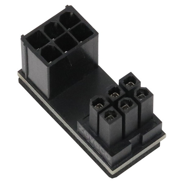 AINEX アイネックス PCI Express用電源変換アダプタ C字型 6ピン下ラッチ用 PX-PCIE6CI