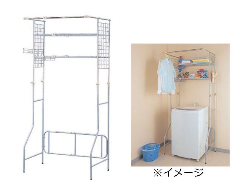アイリスオーヤマ ハンガー付きランドリーラック HLR-Y18 シルバー 0501-4905009271856-ds -お取り寄せ品-【代引・日時指定・キャンセル不可・北海道沖縄離島配送不可】