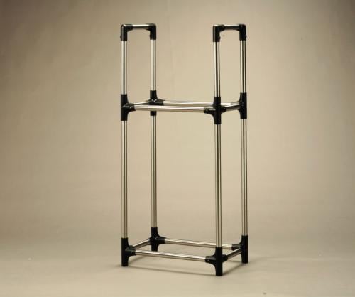 アイリスオーヤマ ステンレスタイヤラック KSL-590 ブラック 0501-4905009482207-ds -お取り寄せ品-【キャンセル不可・北海道沖縄離島配送不可】