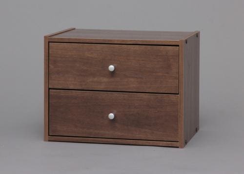 アイリスオーヤマ スタックボックス 引出付き STB-400H ブラウン 0501-4967576206532-ds -お取り寄せ品-【キャンセル不可・北海道沖縄離島配送不可】