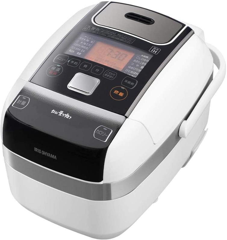 IRIS OHYAMA IH炊飯器 圧力炊き3合 圧力IHジャー炊飯器 3合