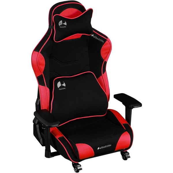 Bauhutte バウヒュッテ ゲーミング座椅子 レッド GX-570-RD 【代引・日時指定・キャンセル不可・北海道沖縄離島配送不可】 -メーカー直送- ※メーカー在庫潤沢