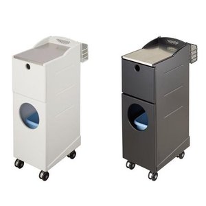 西村製作所 C−275シャンプーワゴン ホワイト 【メーカー直送のため代引・日時指定不可】【北海道沖縄離島不可】