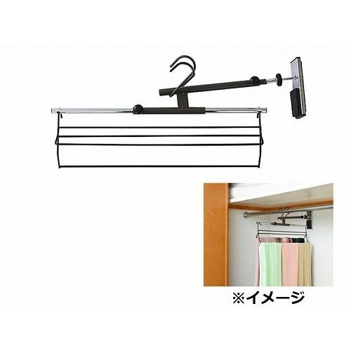 収納アップスライドハンガーSS ブラウン SC-103SS -お取り寄せ品-【北海道沖縄離島は配送不可】【代引・日時指定不可】 エスエイ企画 0176-4562441971180-ds