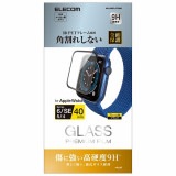 ELECOM ���쥳�� AW-20SFLGFRBK Apple Watch 40mm �َ̎��ʎގ��̎��َ� ���ގ׎� �̎ڎ����դ� �̎ގ׎��� �ڥ���󥻥��Բġ��̳�ƻ����Υ�������Բġ�