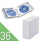 ELECOM ���쥳�� CCD-FBB36CR Blu-ray DVD CD�б����؎������� 36���Ǽ ���؎� �ڥ���󥻥��Բġ��̳�ƻ����Υ�������Բġ�