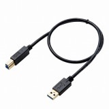 ELECOM ���쥳�� DH-AB3N10BK USB3.0�����̎ގ� A-B�����̎� AV����� 1.0m �̎ގ׎��� �ڥ���󥻥��Բġ��̳�ƻ����Υ�������Բġ�