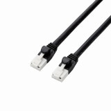 ELECOM ���쥳�� GM-LDGPAT/BK10 LAN�����̎ގ� PS5�б� CAT6A ���ޤ��ɻ� 1.0m �̎ގ׎��� �ڥ���󥻥��Բġ��̳�ƻ����Υ�������Բġ�