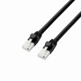 ELECOM ���쥳�� GM-LDGPAT/BK100 LAN�����̎ގ� PS5�б� CAT6A ���ޤ��ɻ� 10m �̎ގ׎��� �ڥ���󥻥��Բġ��̳�ƻ����Υ�������Բġ�