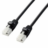 ELECOM ���쥳�� LD-GPAYT/BK30 ���餫LAN�����̎ގ� CAT6A ���ޤ��ɻ� 3.0m �̎ގ׎��� �ڥ���󥻥��Բġ��̳�ƻ����Υ�������Բġ�