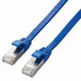 ELECOM ���쥳�� LD-TWSF/BU2 LAN�����̎ގ� CAT7��� �̎׎��� 2.0m �̎ގَ� �ڥ���󥻥��Բġ��̳�ƻ����Υ�������Բġ�