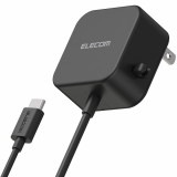 ELECOM ���쥳�� MPA-ACC20BK AC���Ŵ� ���ώΎ����̎ގڎ����� 2.4A���� Type-C USB-C �����̎ގٰ��η� 1.5m �̎ގ׎��� �ڥ���󥻥��Բġ��̳�ƻ����Υ�������Բġ�