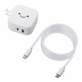 ELECOM ���쥳�� MPA-ACCP21WF AC���Ŵ� ���ώΎ����̎ގڎ����� USB Power Delivery��� 20W+12W USB-C1�Ύߎ��� USB-A1�Ύߎ��� �����̎ގ�Ʊ�� 1.5m �Ύ܎��Ď̎����� �ڥ���󥻥��Բġ��̳�ƻ����Υ�������Բġ�