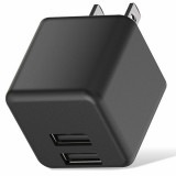 ELECOM ���쥳�� MPA-ACU11BK AC���Ŵ� ���ώΎ����̎ގڎ����� 2.4A���� USB-A�Ҏ�2�Ύߎ��� ���ޤ���������� �������̎޷� �̎ގ׎��� �ڥ���󥻥��Բġ��̳�ƻ����Υ�������Բġ�