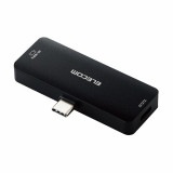 ELECOM ���쥳�� MPA-CHDMIPDBK �����Ѵ������ގ̎ߎ� TypeC-HDMI 60Hz ���ŵ�ǽ�� USB Power Delivery100W�б� �̎ގ׎��� �ڥ���󥻥��Բġ��̳�ƻ����Υ�������Բġ�