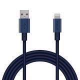ELECOM エレコム MPA-UALPS20BU Lightningケーブル 準高耐久 アルミコネクタ 2.0m ブルー 【キャンセル不可・北海道沖縄離島配送不可】
