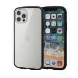 ELECOM エレコム PM-A20BTSLFCBK iPhone 12 iPhone 12 Pro ハイブリッドケース TOUGH SLIM LITE フレームカラー ブラック 【キャンセル不可・北海道沖縄離島配送不可】