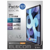ELECOM ���쥳�� TB-A20MFLGG iPad Air 10.9���ݎ�(��4���� 2020ǯ�ӎÎގ�) ���ގ׎��̎��َ� 0.33mm �ڥ���󥻥��Բġ��̳�ƻ����Υ�������Բġ�