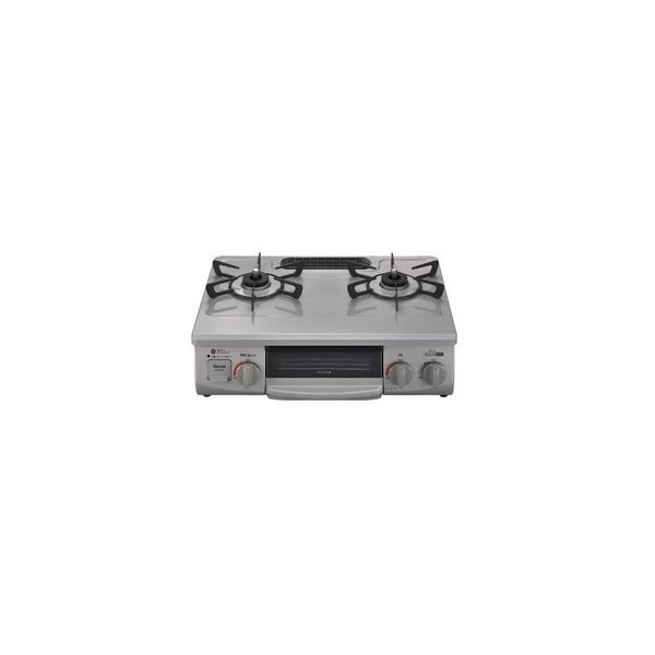 リンナイ ガステーブル 56cm幅 左大バーナー LPガス ベージュ シティネットショッピング リンナイガスコンロガステーブル