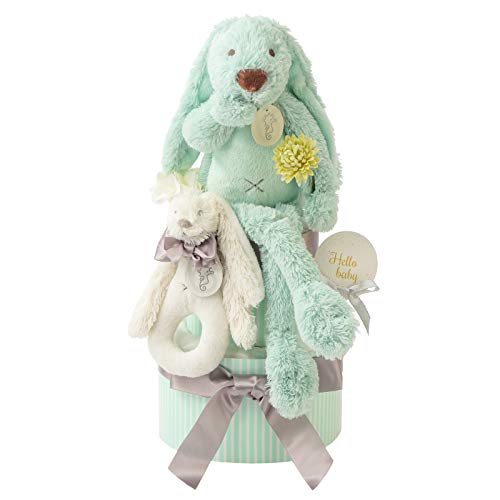 Diaper Cake ダイパーケーキ Diaper Cake おむつ ケーキ ダイパーケーキ スイートラビット ミントグリーン Gfdc047 アウトレット 北海道沖縄離島は配送不可 アプライドネット 通販