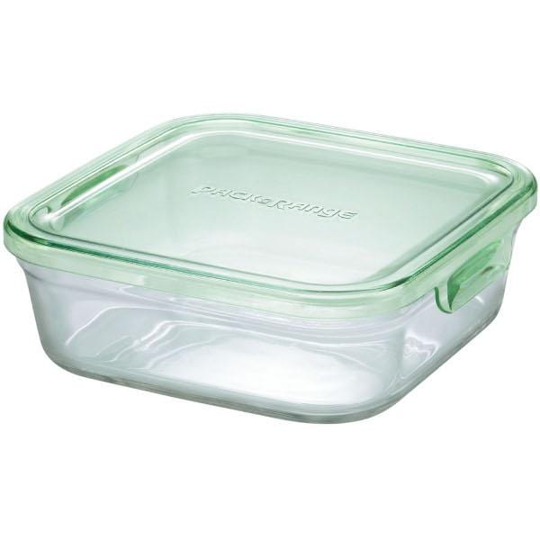 iwaki イワキ ガラス 保存容器 パック&レンジBOX(小) KC3247N-G グリーン -お取り寄せ品-【北海道沖縄離島は配送不可】