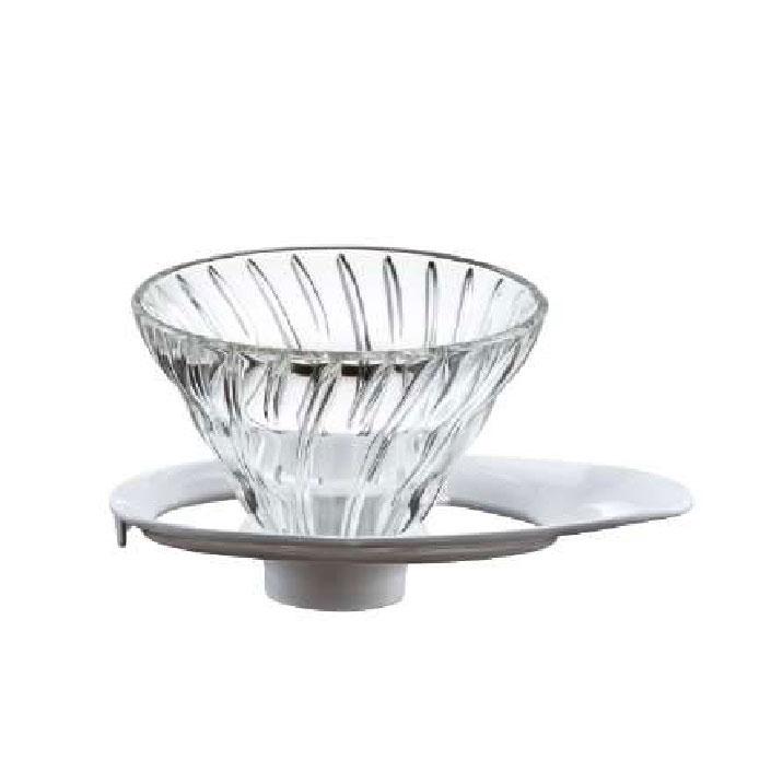 HARIO ハリオ V60 耐熱ガラス透過ドリッパー 01 VDGR-01-W ホワイト -お取り寄せ品-【北海道沖縄離島は配送不可】