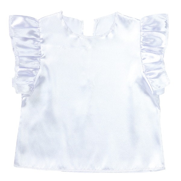 4521718150680 ARTEC アーテック ソフトサテン フリフリシャツ 白 衣装