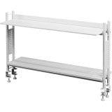 Bauhutte デスクラック2 ホワイト BHS-1200HN-WH 高さ78.5x幅121x奥行き30cm 前後2段階調節 【代引・日時指定・キャンセル不可・北海道沖縄離島配送不可】 -メーカー直送- ※メーカー在庫潤沢