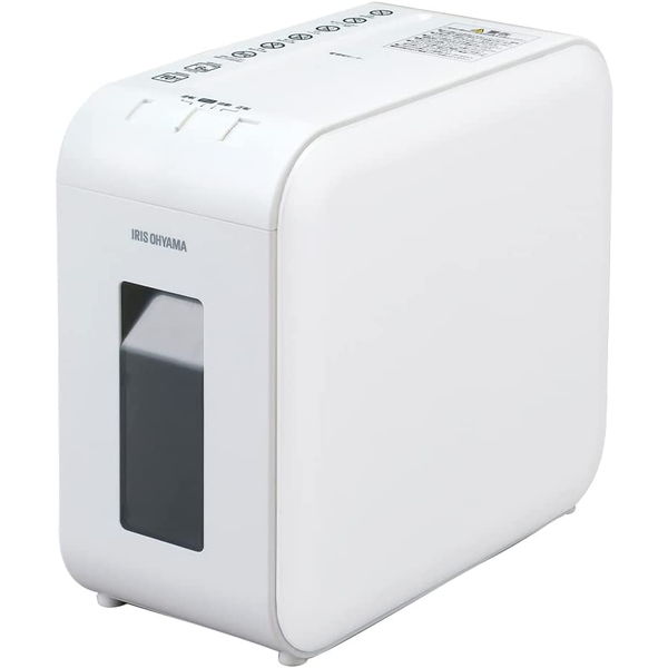 アイリスオーヤマ シュレッダー パーソナルシュレッダー P6HS75C-W 0501-4967576634397-ds -お取り寄せ-【代引・日時指定・キャンセル不可・北海道沖縄離島配送不可】