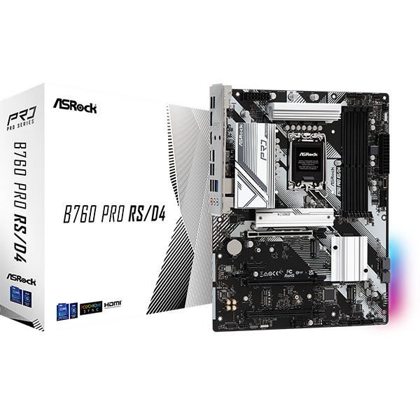 ASRock B760 Pro RS/D4 intel B760 �ޥ����ܡ��� ATX  �ڥ���󥻥��Բġ��̳�ƻ����Υ�������Բġ�
