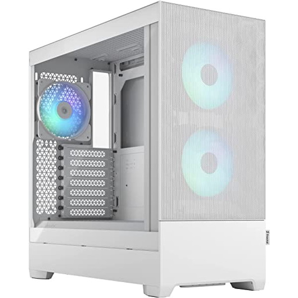 Fractal Design Pop Air RGB White TG Clear Tint ミドルタワーPCケース FD-C-POR1A-01【キャンセル不可・北海道沖縄離島配送不可】